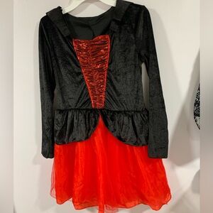 Kids Black and Red Costume Dress